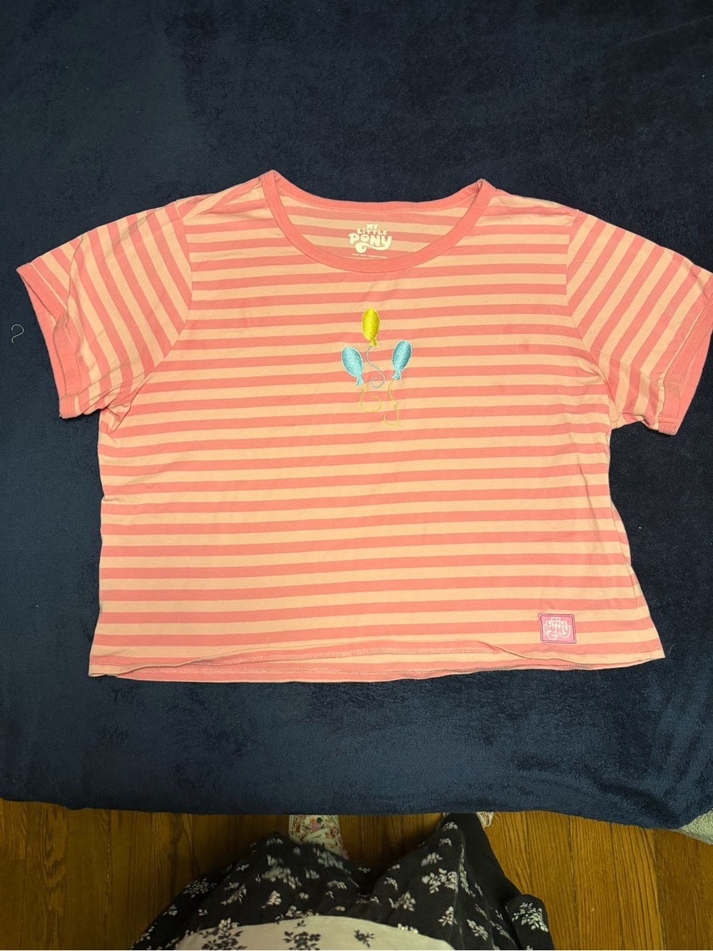 Hot Topic Plus Size My Little Pony Pinkie Pie Cutie Mark Ringer Baby Tee Size 3